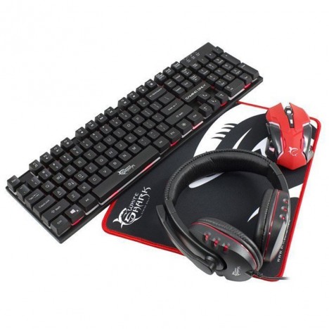 Ensemble Gaming 4en1 WHITE SHARK (GC-4101)