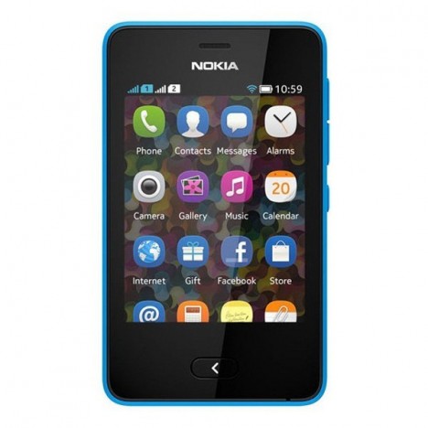 Téléphone Portable Nokia Asha 501 / Double SIM / Bleu Cyan Téléphone Portable Nokia Asha 501 / Double SIM / Bleu Cyan