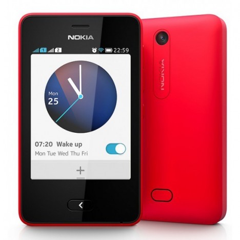 Téléphone Portable Nokia Asha 501 / Double SIM / Rouge Brillant Téléphone Portable Nokia Asha 501 / Double SIM / Rouge Brillant