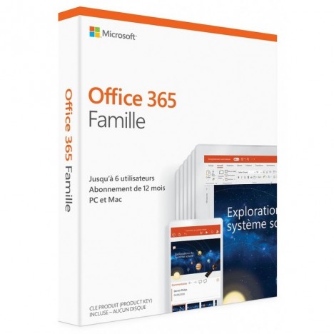 Microsoft Office 365 Home 1 an Français (6GQ-00930)