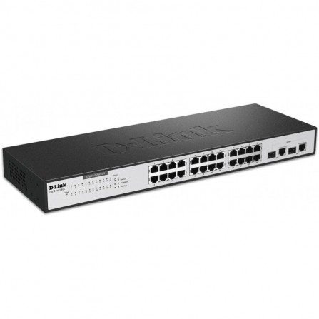 Switch Rackable D-Link 24 Ports 10/100 Mbps Avec 2 Ports Gigabit Cuivre (DES-1026G/E) 2