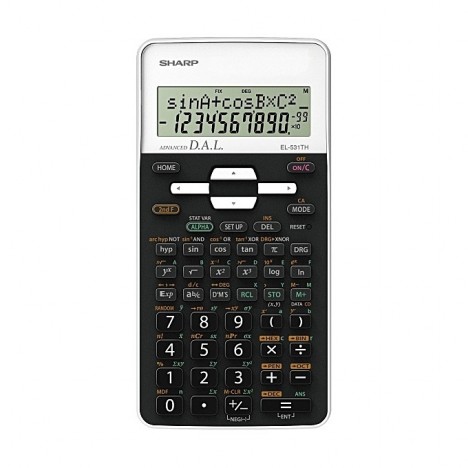 Calculatrice Scientifique Sharp Blanc (EL-531THB-wh)