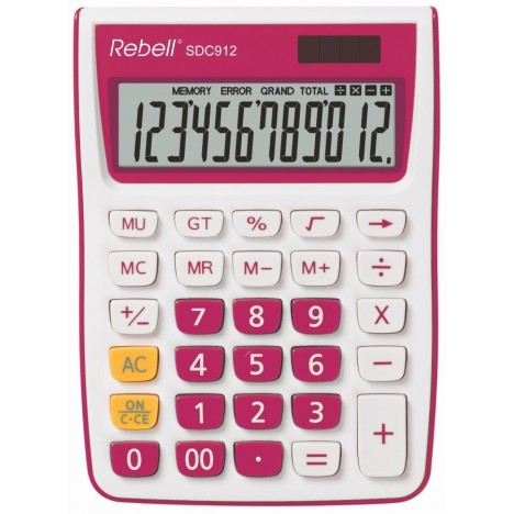 Calculatrice Rebell SDC912 PK BX (RE-SDC912PK BX)