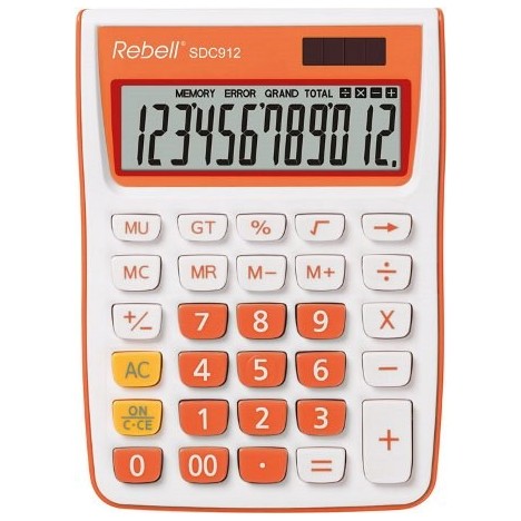 Calculatrice Rebell SDC912 OR BX (RE-SDC912OR BX)