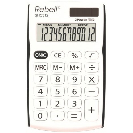 Calculatrice Rebell SHC312 (RE-SHC312BK BX)