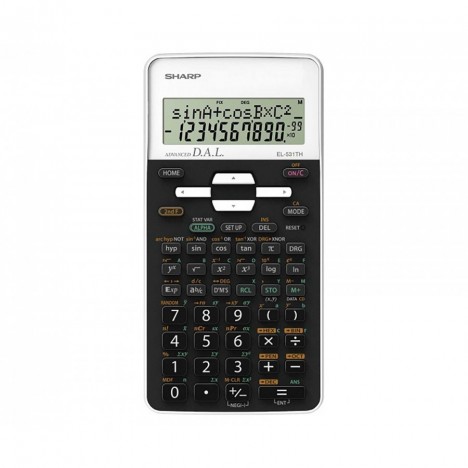 Calculatrice Scientifique Sharp Blanc (EL-531TH-WH)