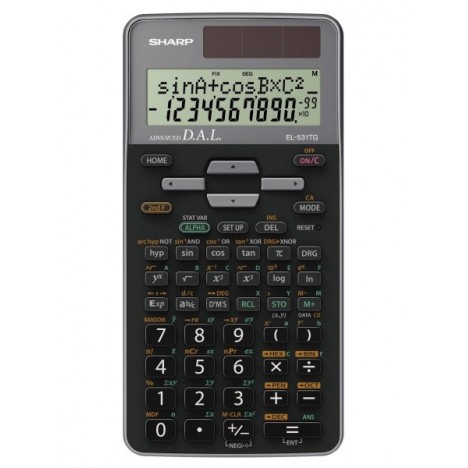 Calculatrice Scientifique Sharp Gris (EL-531TG-GY)