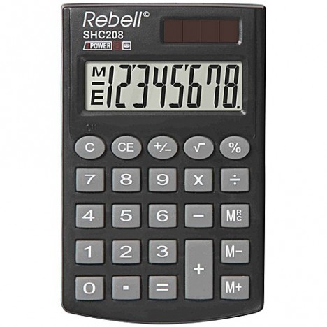 Calculatrice de poche - SHC208 BX(SHC208 BX)