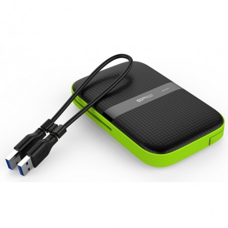 DISQUE DUR EXTERNE SILICON POWER ARMOR A60 / 2 TO / ANTICHOC / USB 3.0(SP020TBPHDA60S3K)