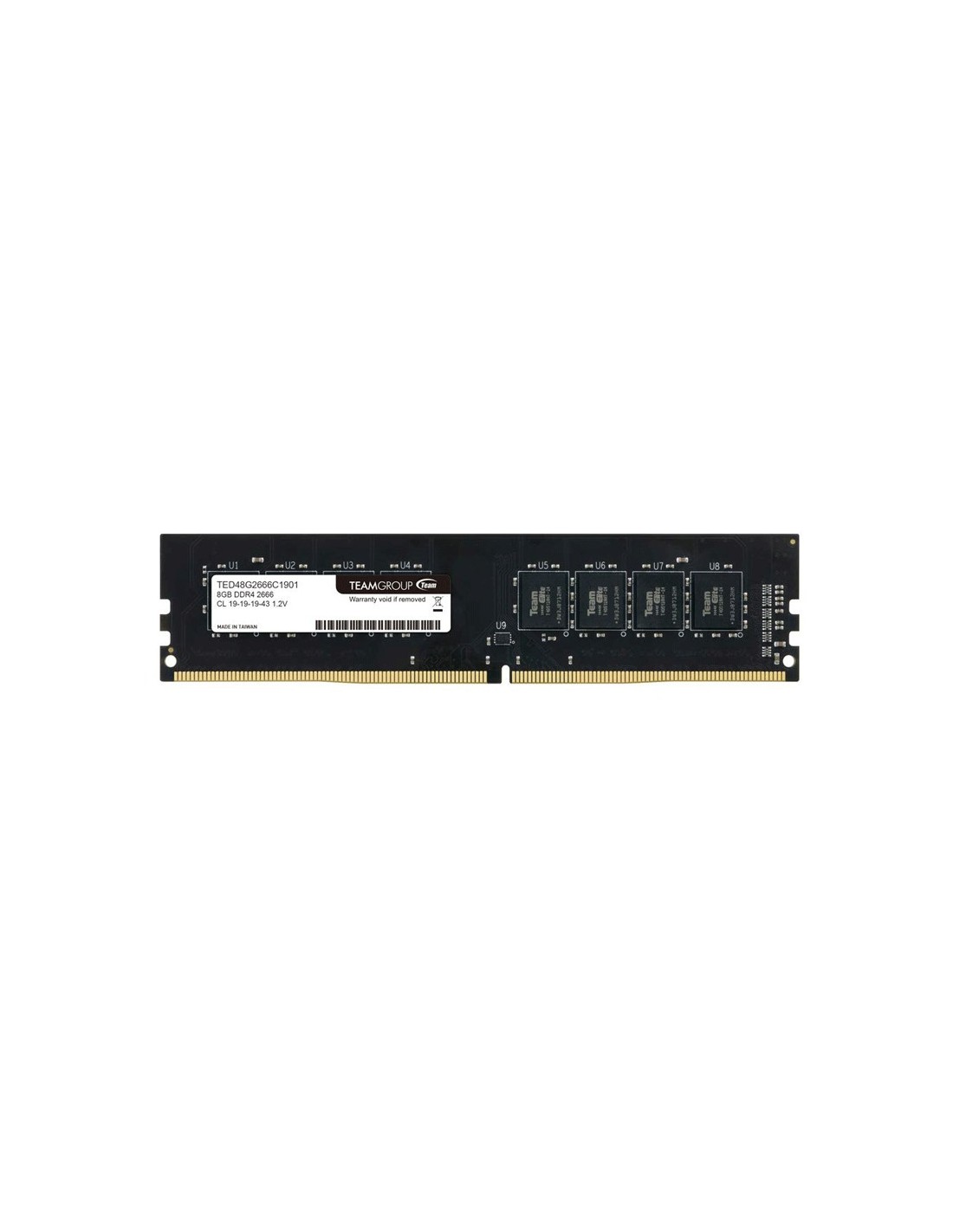 BARRETTE MEMOIRE 8GO DDR4 PC