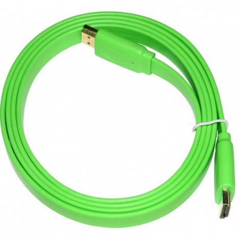 Câble HDMI Plat 3M Vert