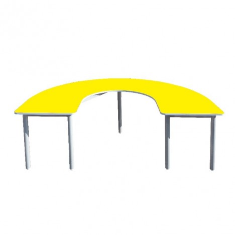 Table Maternelle en U -Bleu (SOT-MA15)