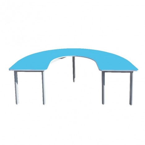 Table Maternelle en U -Orange (SOT-MA15)