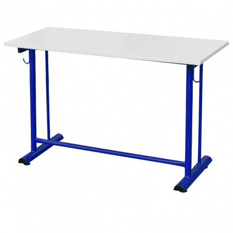 Table écolier biplace à dégagement latéral (SOT-TE03)