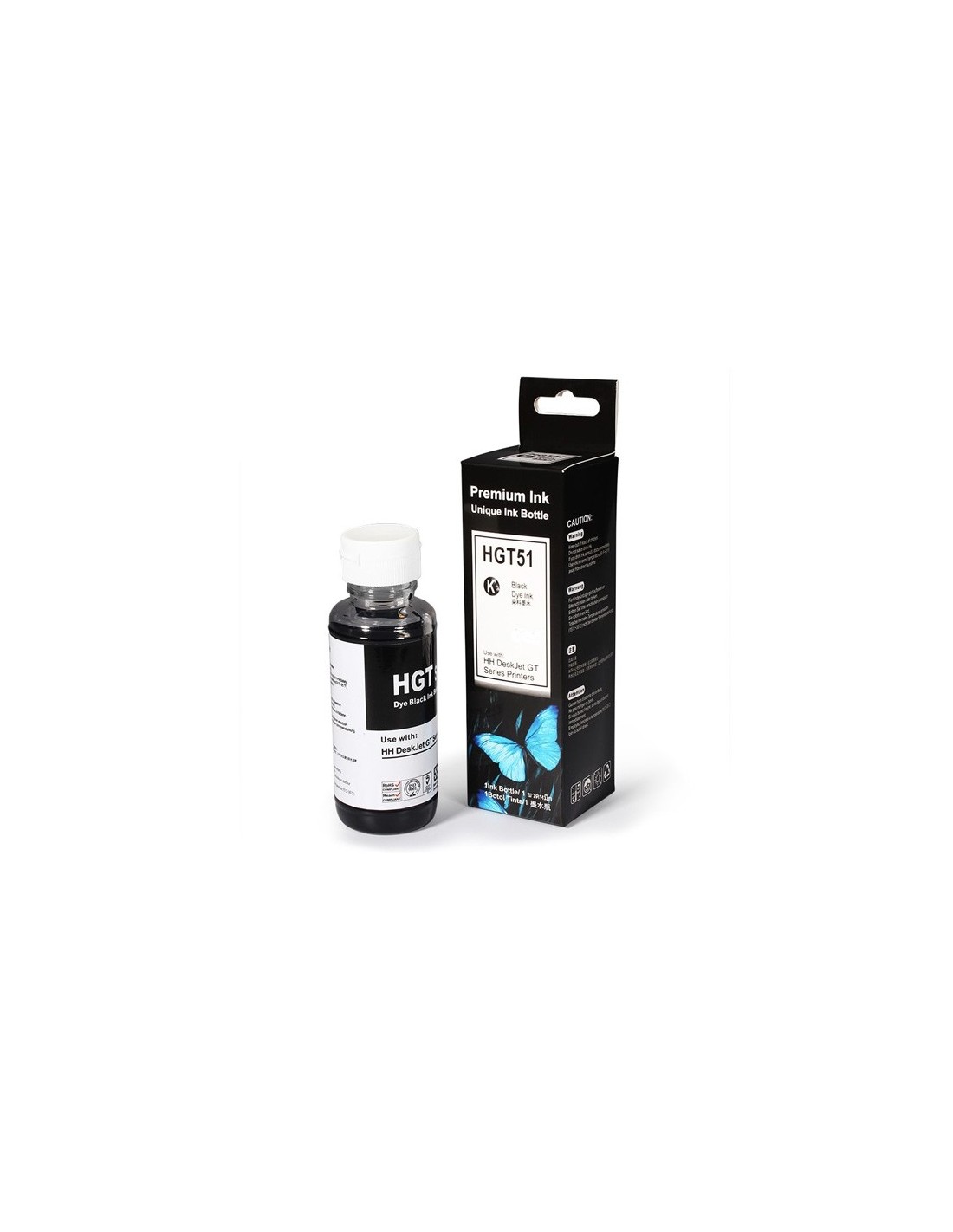 Universelles d'encre 4x 100ml Bouteilles Compatible avec Epson, HP