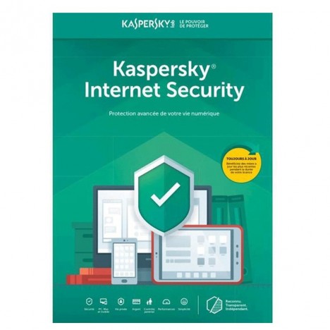 Internet Security KASPERSKY 2020 10Postes / 1an (KL1939FBKFS-20MAG)