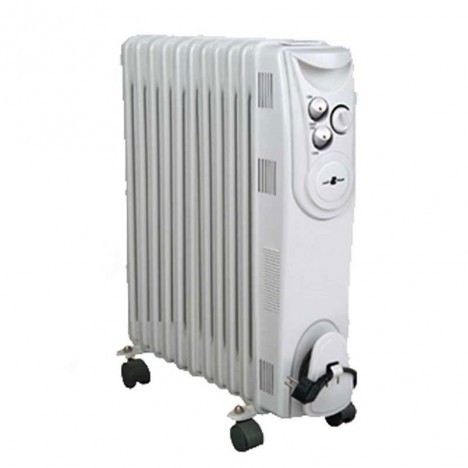 chauffage électrique - Radiateur bain d'huile 11 ELEMENT - 2500W - R'PUR