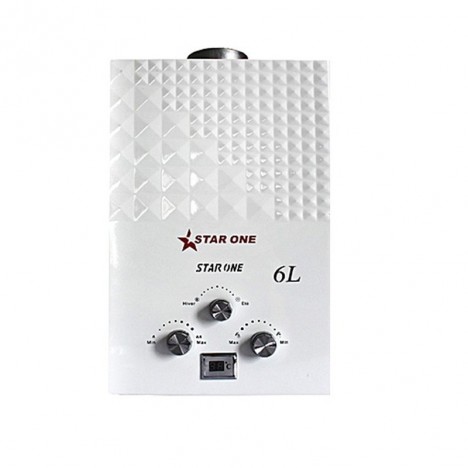 Chauffe bain STAR ONE à Gaz Bouteille 6L Blanc