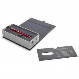 Stylo à Bille Parker Sonnet Rouge Intense GT (931476)