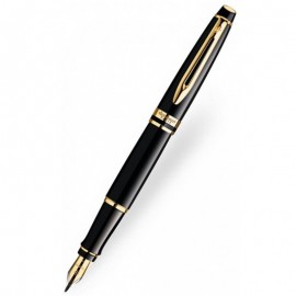 Stylo Waterman Expert Laque Noire GT Plume (951660) Stylo Waterman Expert Laque Noire GT Plume (951660)