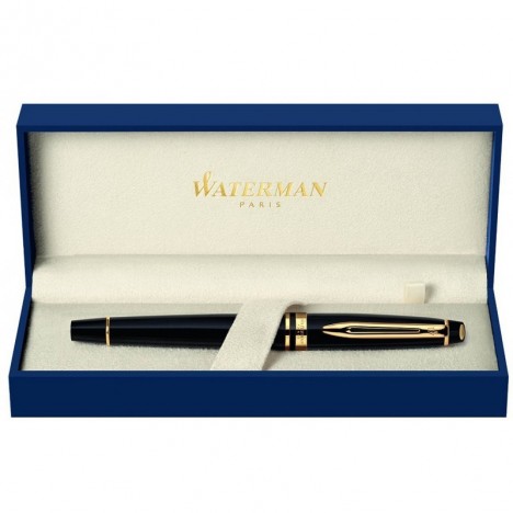 Stylo Waterman Expert Laque Noire GT Plume (951660)