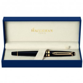 Stylo Waterman Expert Laque Noire GT Plume (951660) Stylo Waterman Expert Laque Noire GT Plume (951660)