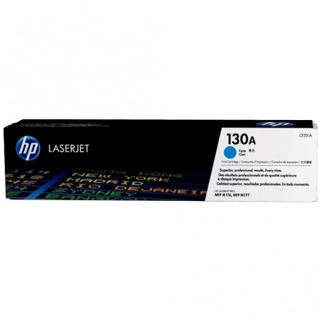 Toner LaserJet Original HP 130A - Cyan