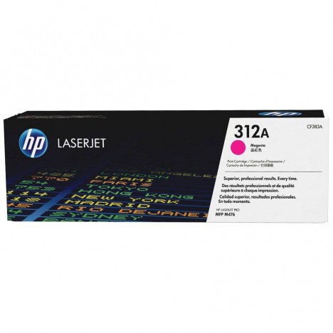 Toner Original HP LaserJet CF383A Pour HP 312A - Magenta