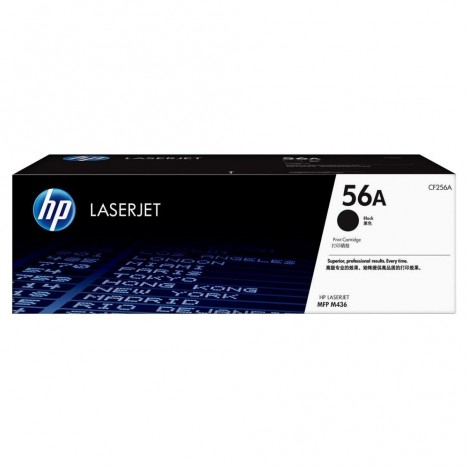 Toner Original HP LaserJet CF256A Pour HP 56A - Noir