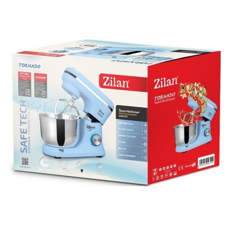 Robot Pétrin Zilan 1000W ZLN3192 - bleu