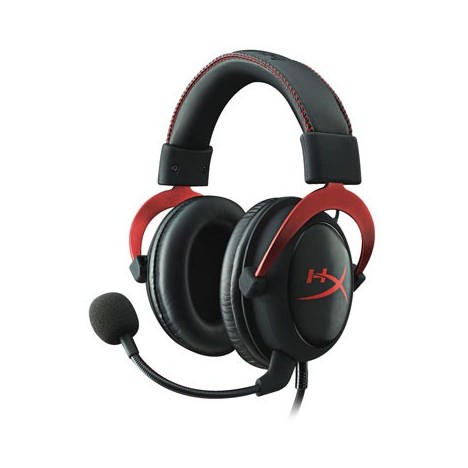 Micro Casque Gamer HYPERX CLOUD II -Rouge et Noir