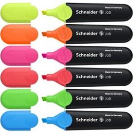 POCH/6 Surligneur Fluo JOB 150 Assortis