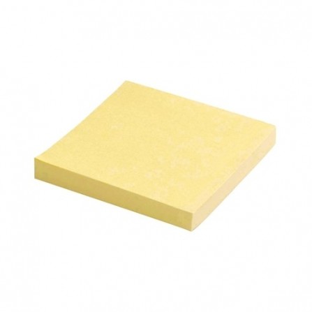 Bloc repositionnable Jaune 75x75mm (100 feuilles) 2
