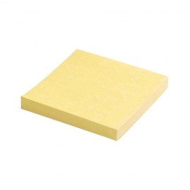 Bloc repositionnable Jaune 75x75mm (100 feuilles)
