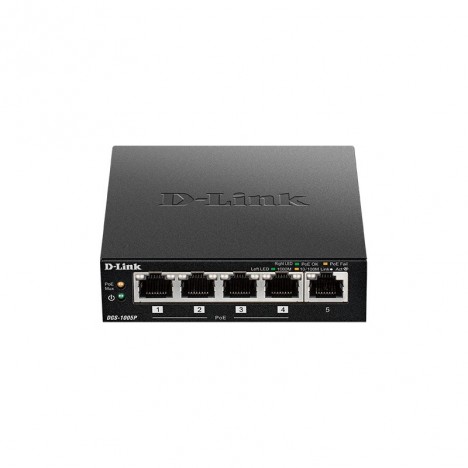 Switch D-LINK 5 Ports Gigabit-(DGS-1005PE)