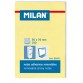 Notes Autocollantes MILAN 50x76 jaune 100 SHEETS