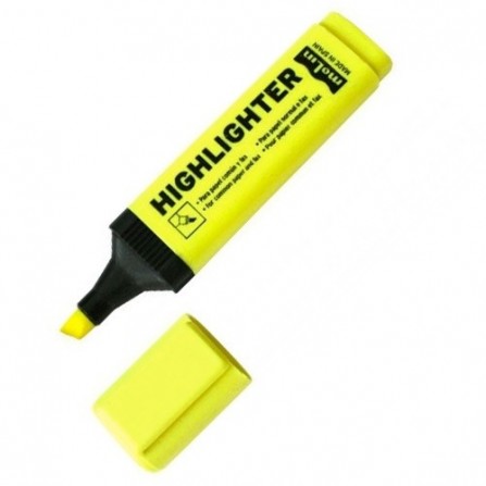 Marquer Fluorescent JAUNE MOLIN B/10