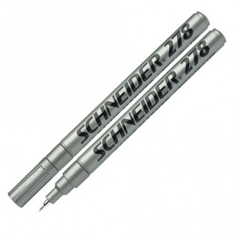 MARQUEUR SCHNEIDER PAINT 278 ARGENT POINTE FINELINER 0,8MM