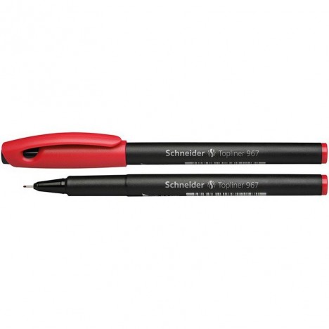 Stylo feutre SCHNEIDER -Top Liner 967 - 0,4 mm - Rouge