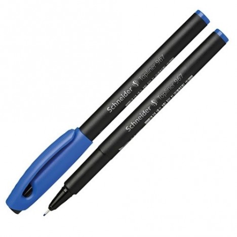 Stylo feutre SCHNEIDER -Top Liner 967 - 0,4 mm - Bleu