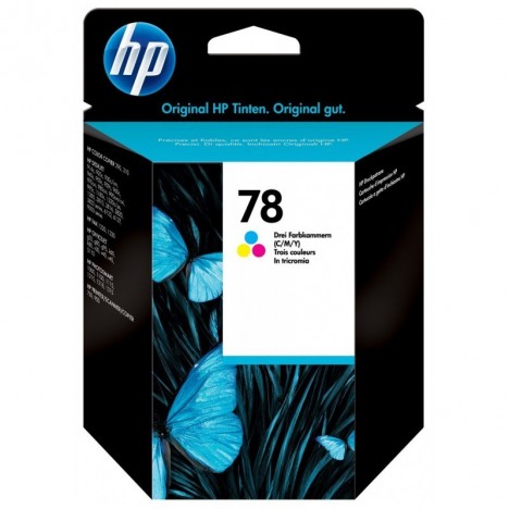 Cartouche d'encre HP Originale trois couleurs pour HP 78 (C6578D)