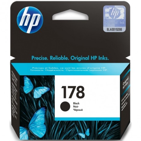 Cartouche jet d'encre HP original CB316HE pour HP 178 - Noir