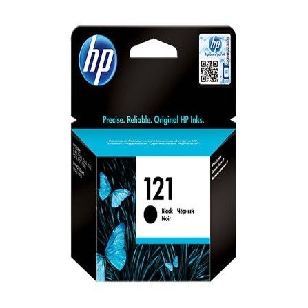 Cartouche jet d'encre HP original CC640HE pour HP 121 - Noir