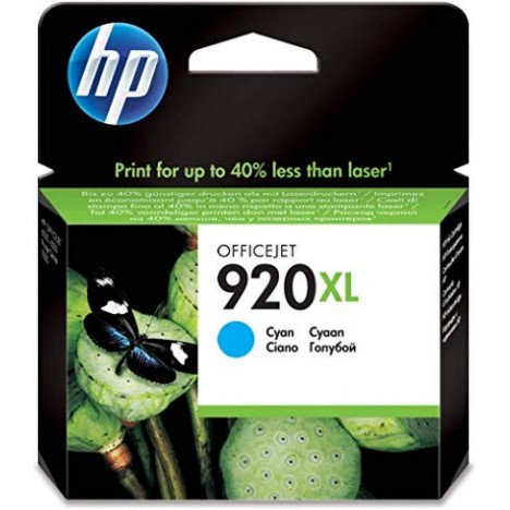 Cartouche jet d'encre HP original CD972AE pour HP 920XL - Cyan