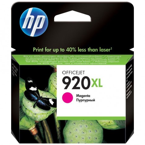 Cartouche jet d'encre HP original CD973AE pour HP 920XL - Magenta