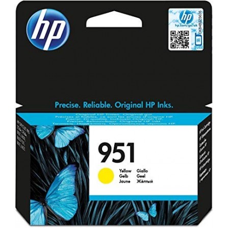Cartouche jet d'encre HP original CN052AE pour HP 951 - Yellow