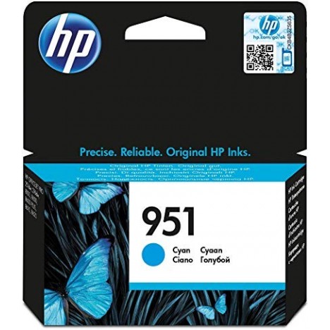 Cartouche jet d'encre HP original CN050AE pour HP 951 - Cyan