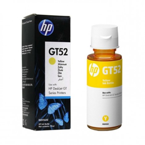 Bouteille D'encre HP Original M0H56AE pour HP GT52 - Jaune