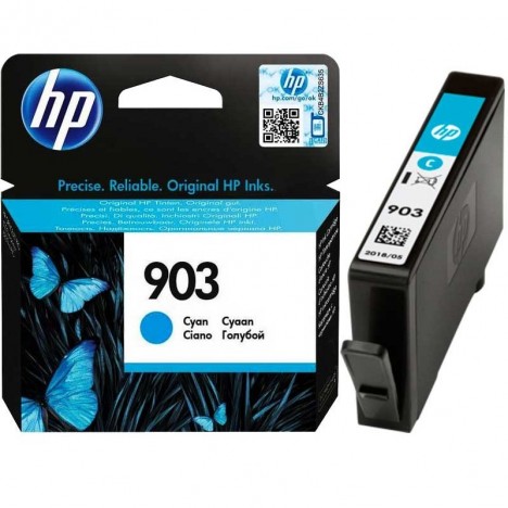 Cartouche jet d'encre HP original T6L87AE pour HP 903 - Cyan