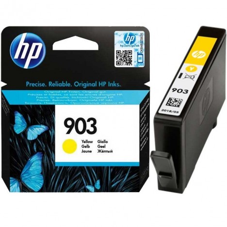 Cartouche jet d'encre HP original T6L95AE pour HP 903 - Jaune